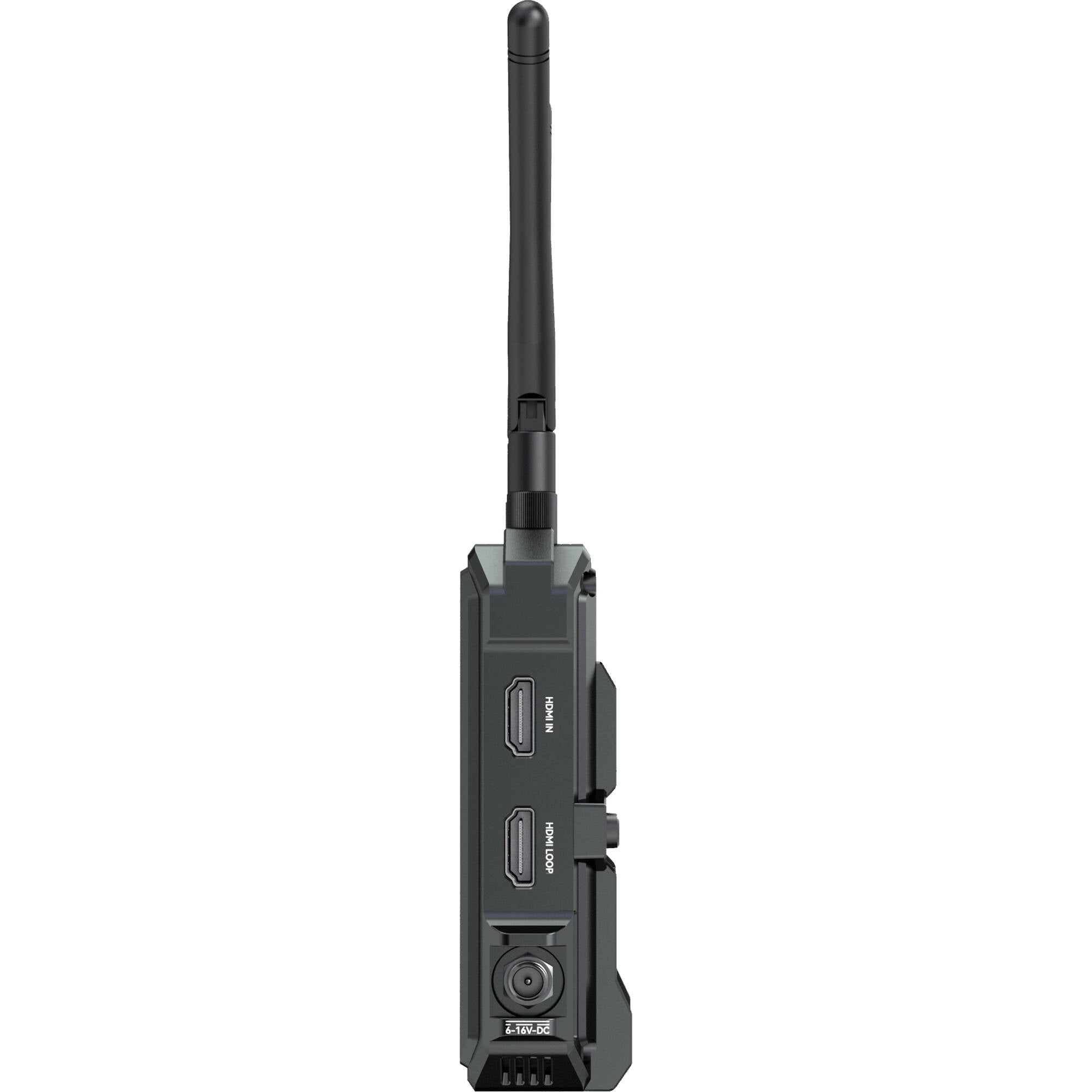Hollyland Pyro H wireless video transmitter connected to professional camera, part of Hollyland wireless video system for seamless streaming.