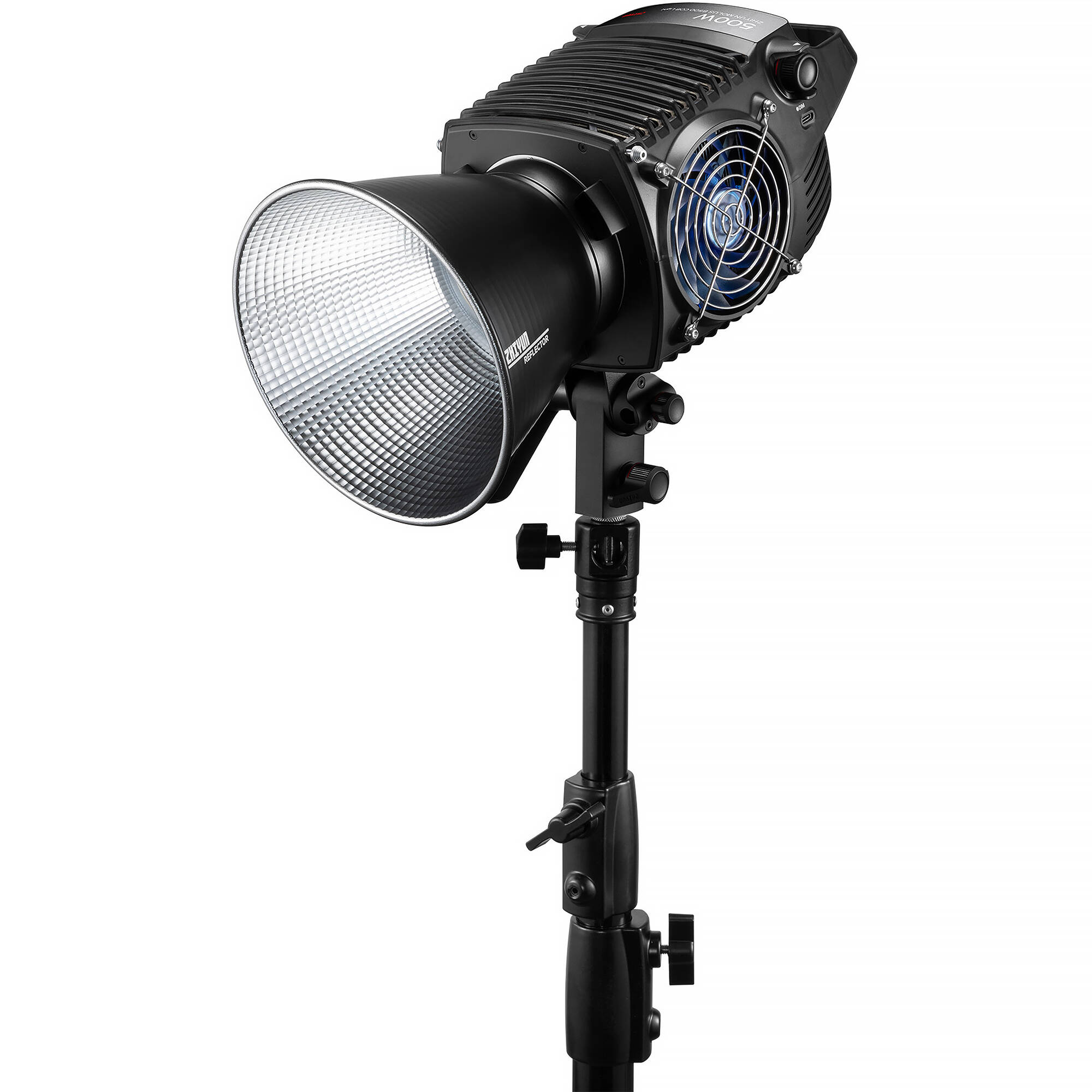 Zhiyun Molus B500 bi-color LED light panel with adjustable brightness and color temperature for professional photography and videography.