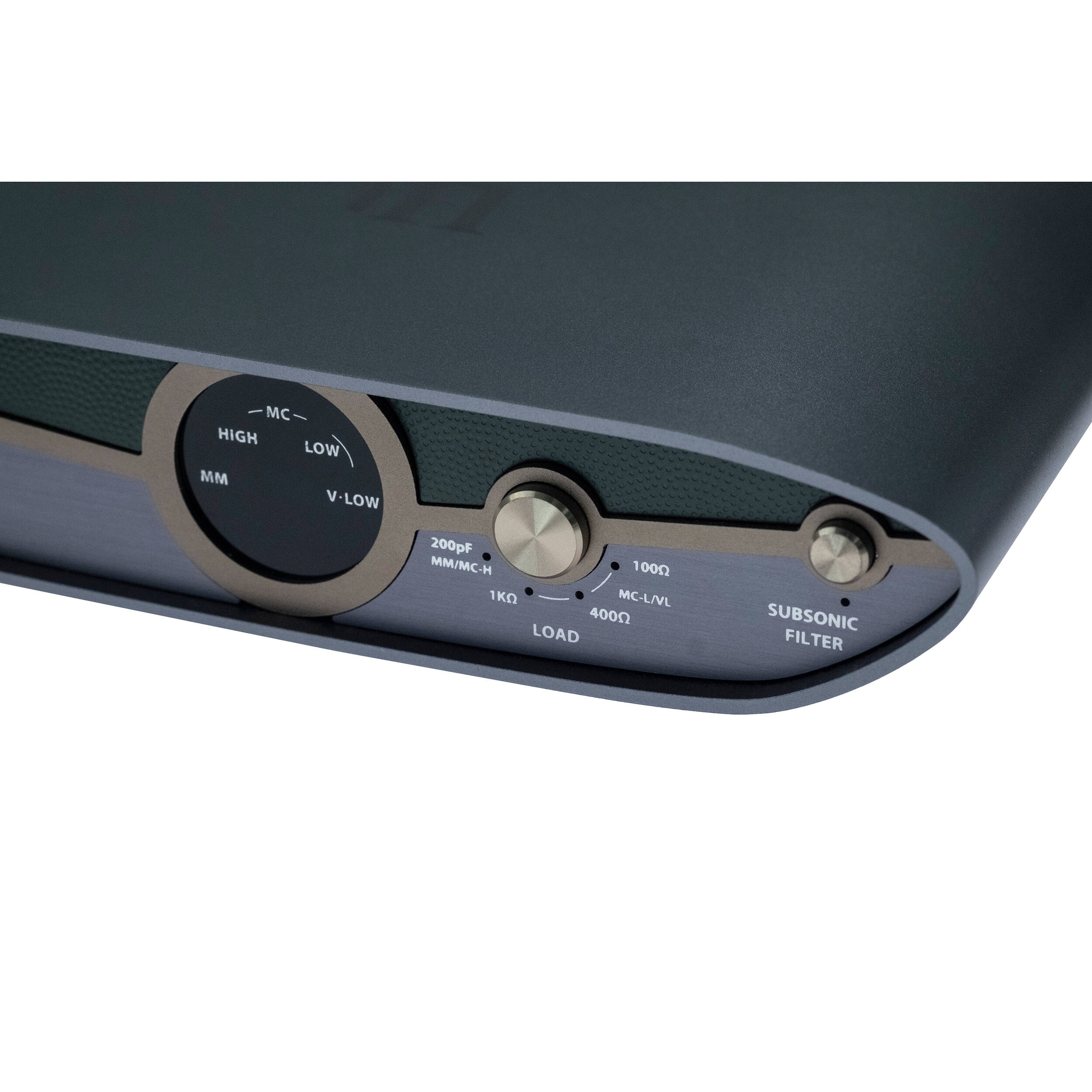 iFi Audio Zen Phono 3 phono preamp with silver finish and input/output ports, designed for high-quality vinyl record playback.