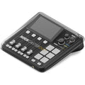 Rode Rodecaster Duo Cover, protective cover for Rode audio mixing console, black plastic material, fits Rode Rodecaster Duo device.