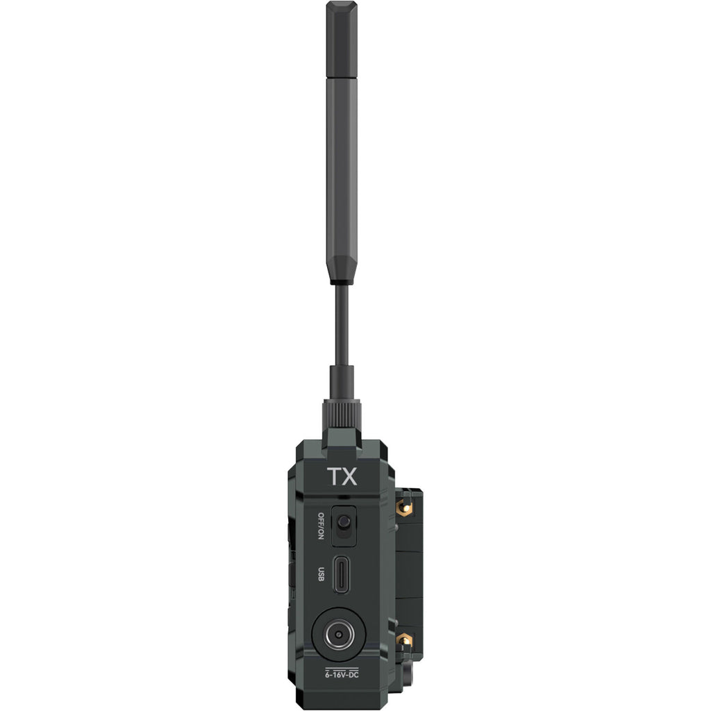 Hollyland Pyro Transmission Kit with professional video monitors, featuring multiple screens and control panels for high-quality video transmission.