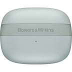 Wireless Bowers & Wilkins Pi6 in-ear headphones with sleek design and compact charging case, showcasing premium audio quality.