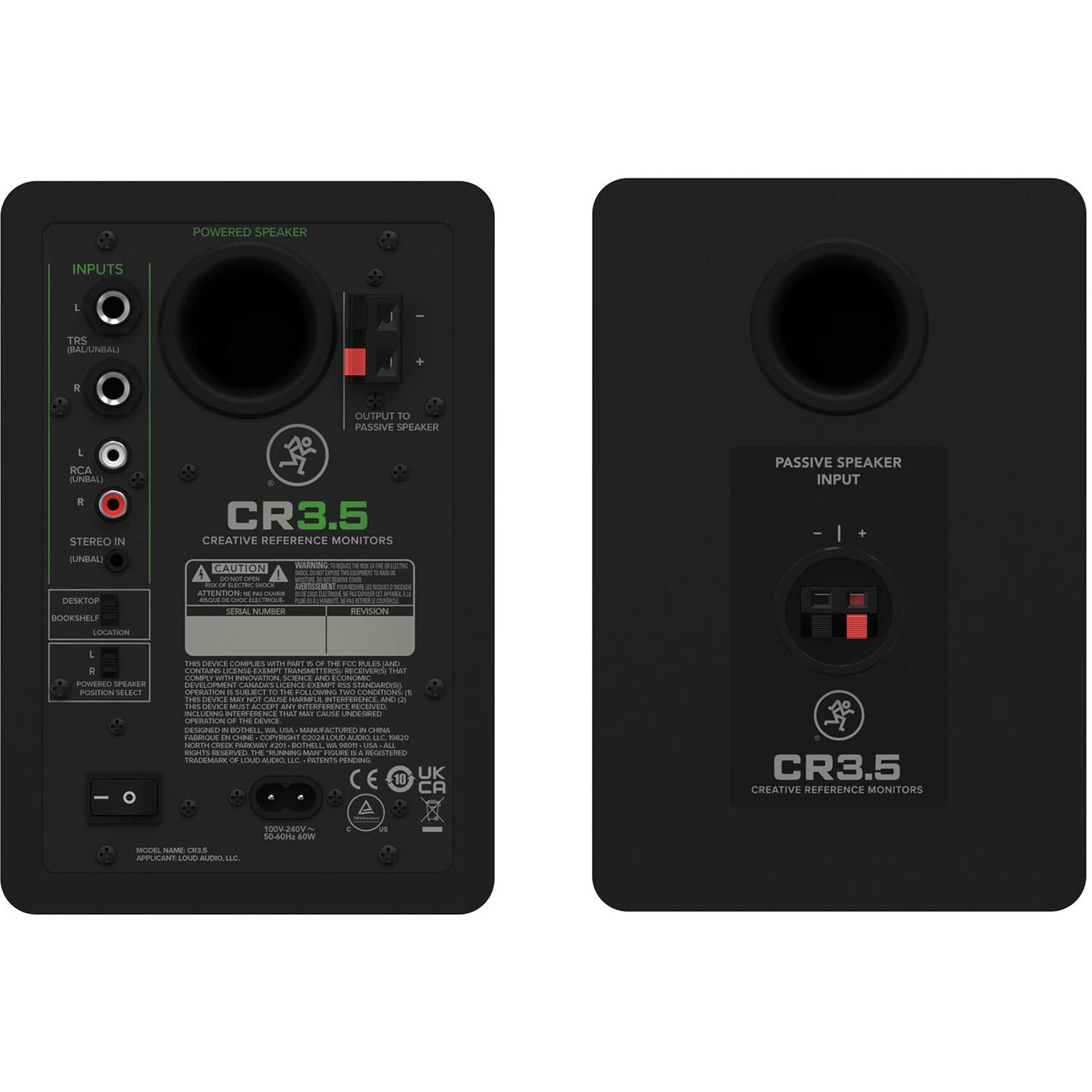 Mackie CR3.5 (Pair, Black)