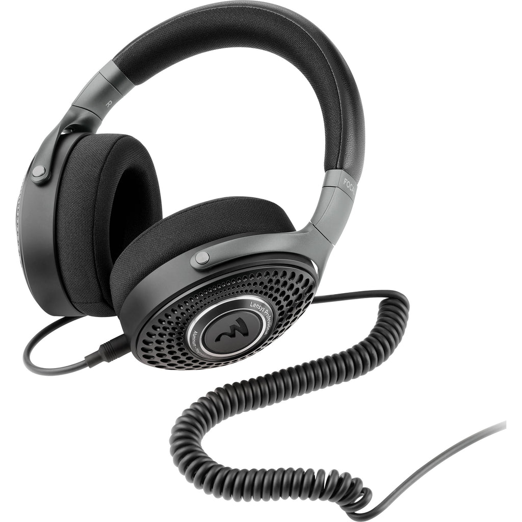 Focal Lensys Professional studio headphones with over-ear design and padded ear cups for accurate sound monitoring.