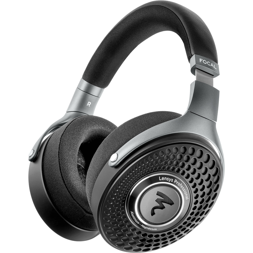 Focal Lensys Professional studio headphones with over-ear design, black color, and padded ear cups for accurate sound monitoring.