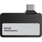 Lexar Go Portable SSD external drive with sleek design and compact size, ideal for fast data storage and transfer.