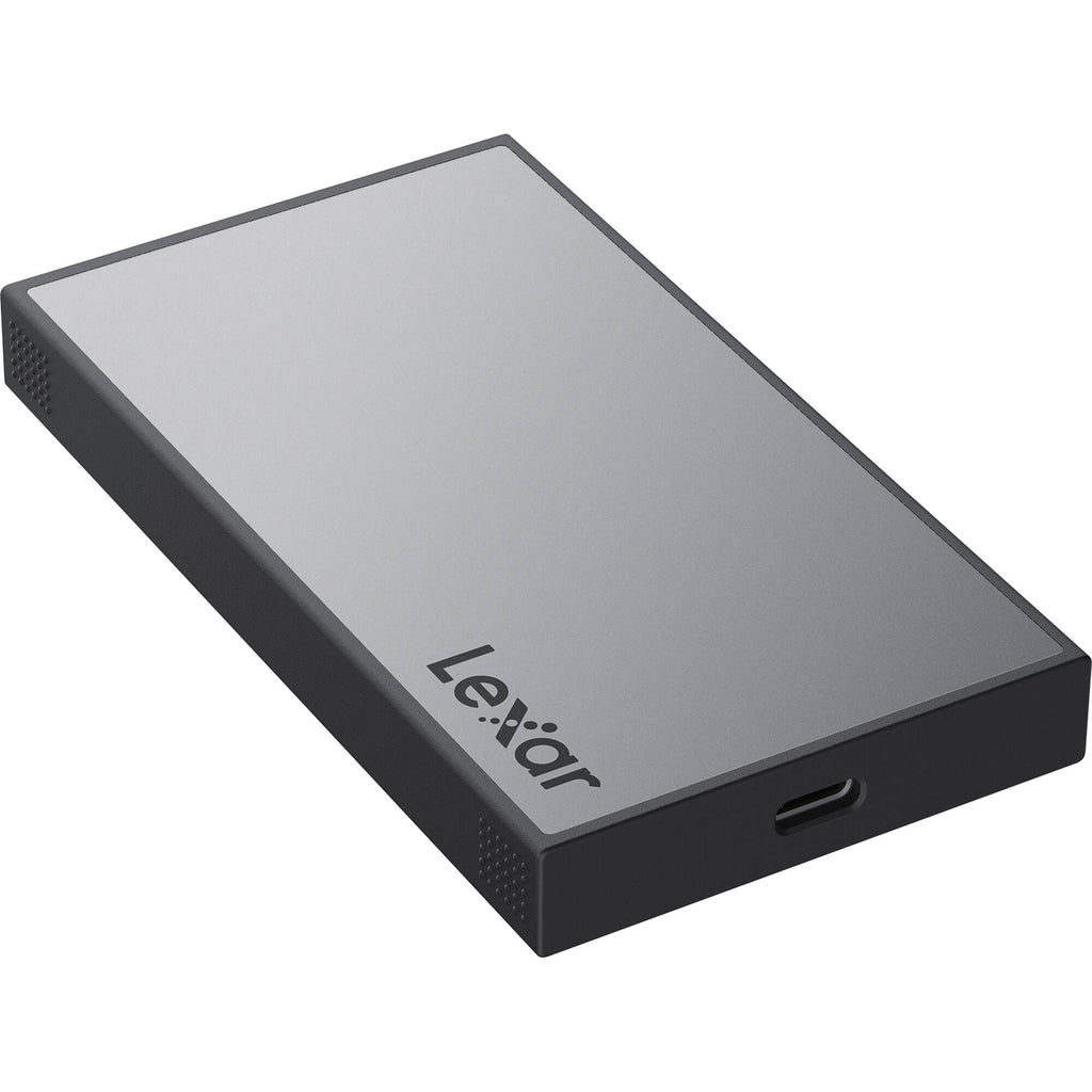 Lexar Workflow CFexpress 4.0 Type B card reader with USB-C port and multiple slots for high-speed media transfer.