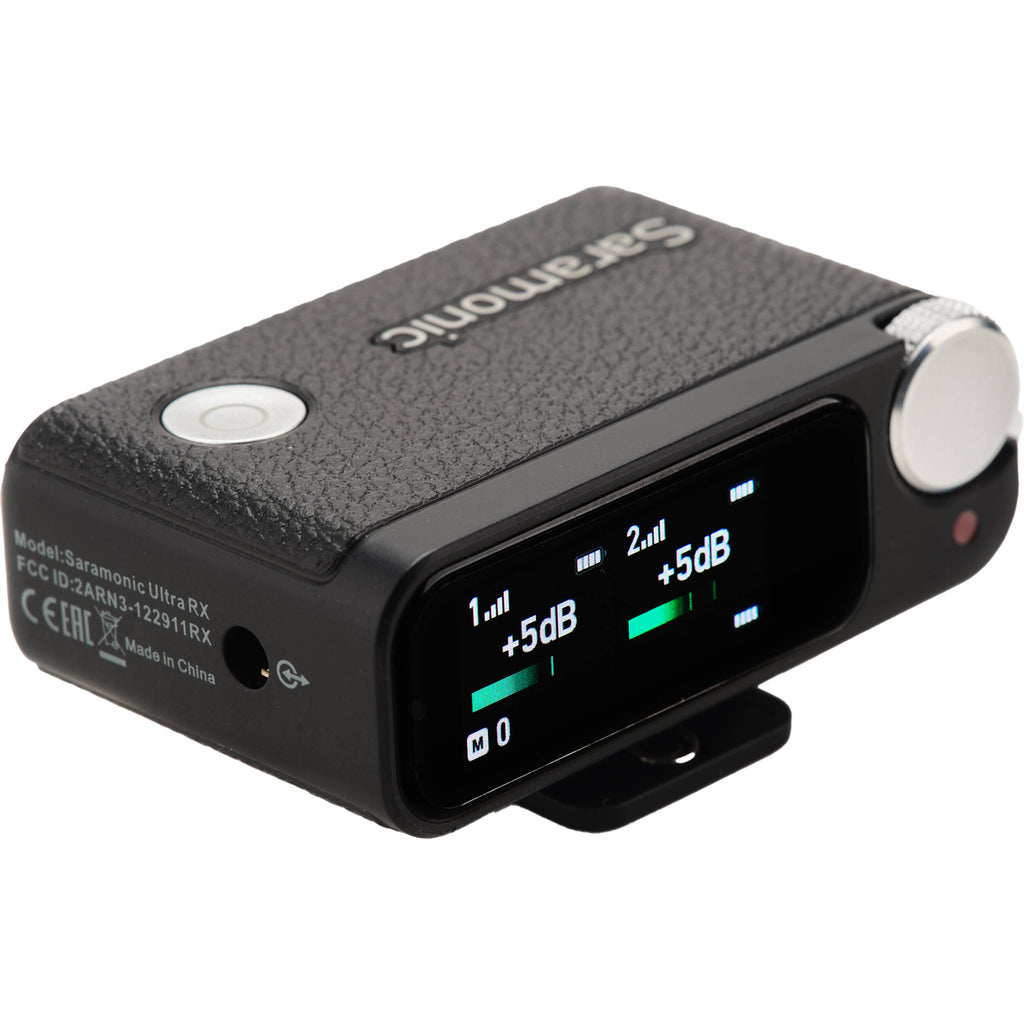 Saramonic Ultra Creator Wireless Microphone System with transmitter and receiver, compact audio equipment for content creators