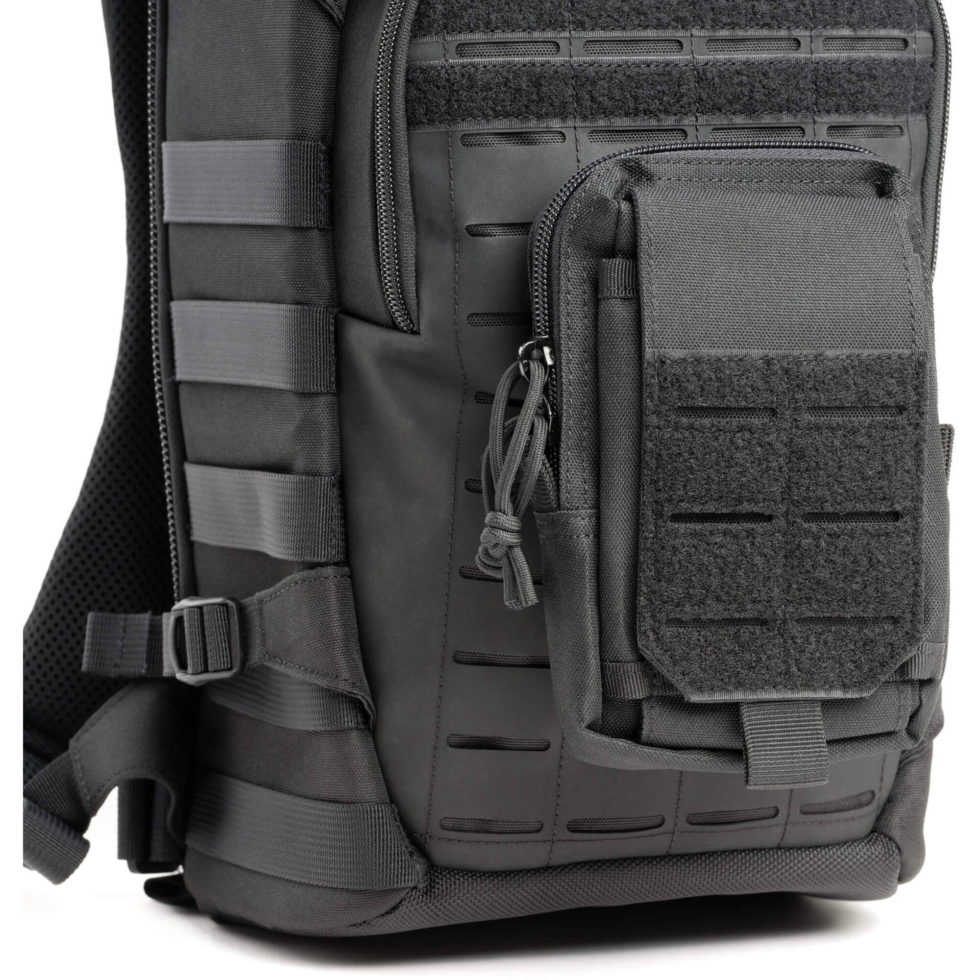Think Tank DarkLight video equipment bag with padded compartments and adjustable straps for secure, organized gear storage.