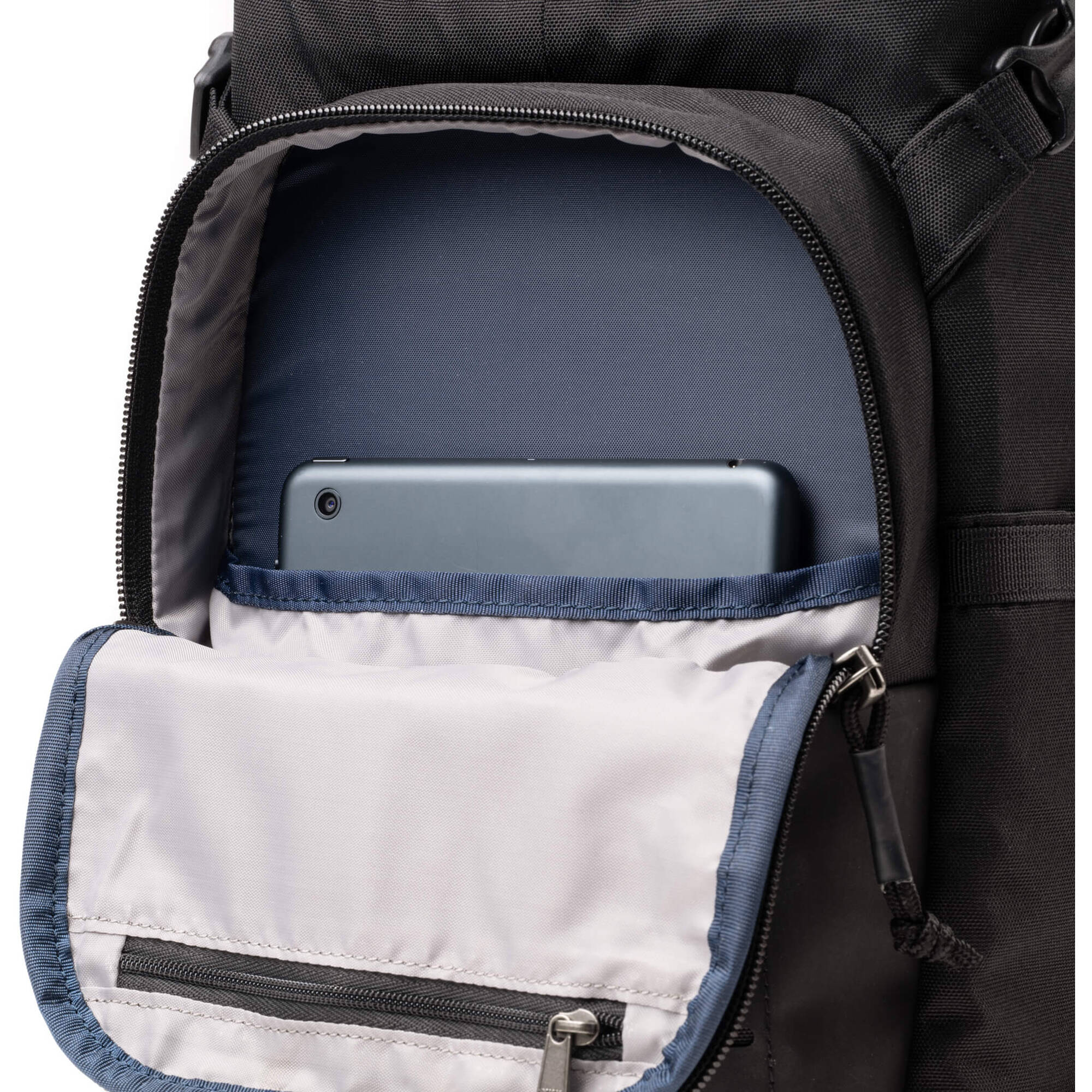 Think Tank DarkLight video equipment bag with padded compartments for camera gear and accessories, black durable design.