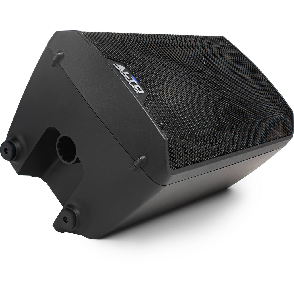 Alto Professional TX412 PA speaker with sturdy black enclosure, handle, and control panel for live sound reinforcement.