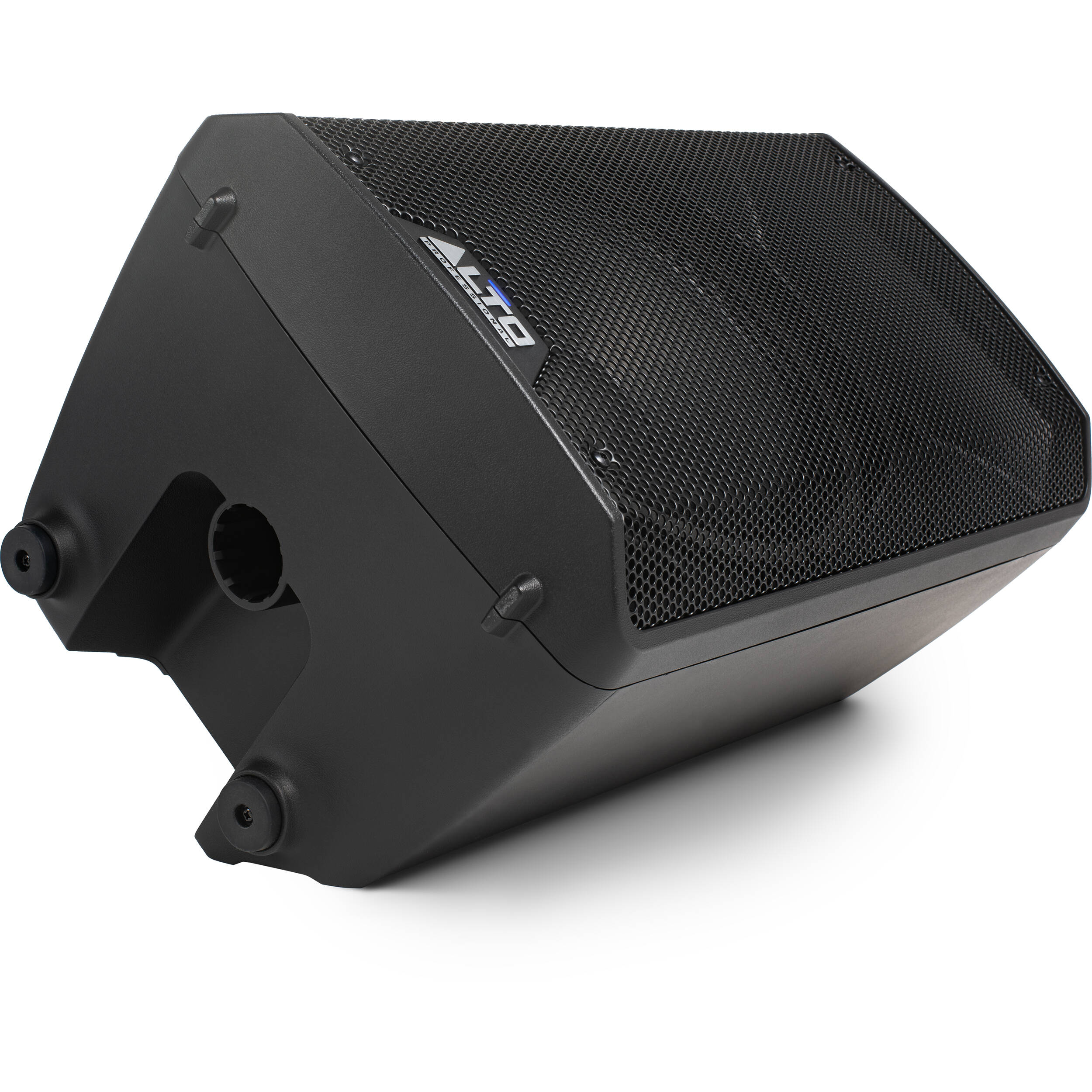 Alto Professional TX412 PA speaker with sturdy black enclosure, handle, and control panel for live sound reinforcement.