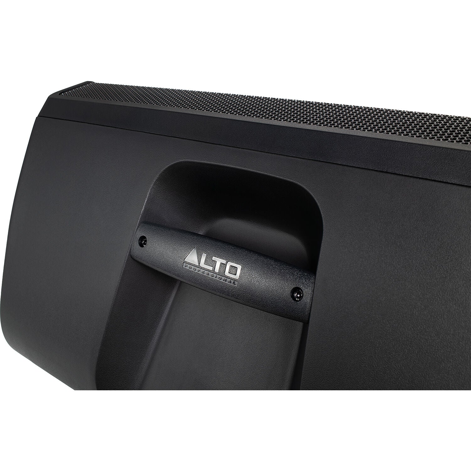 Alto Professional TX412B PA speaker with sturdy black enclosure and metal grille, designed for live sound reinforcement.