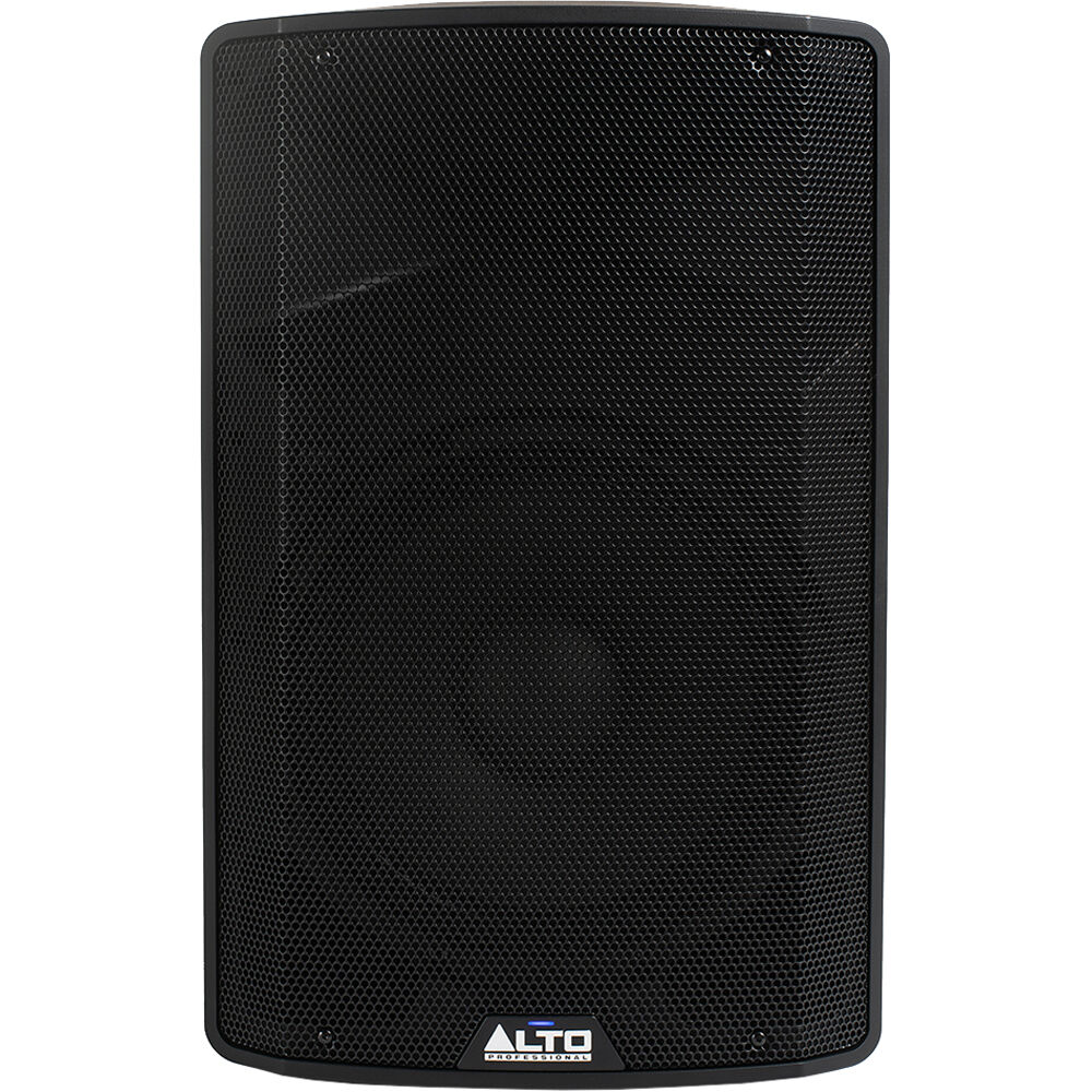 Alto Professional TX412B PA speaker with rugged black casing and handles, designed for professional sound reinforcement and live events.