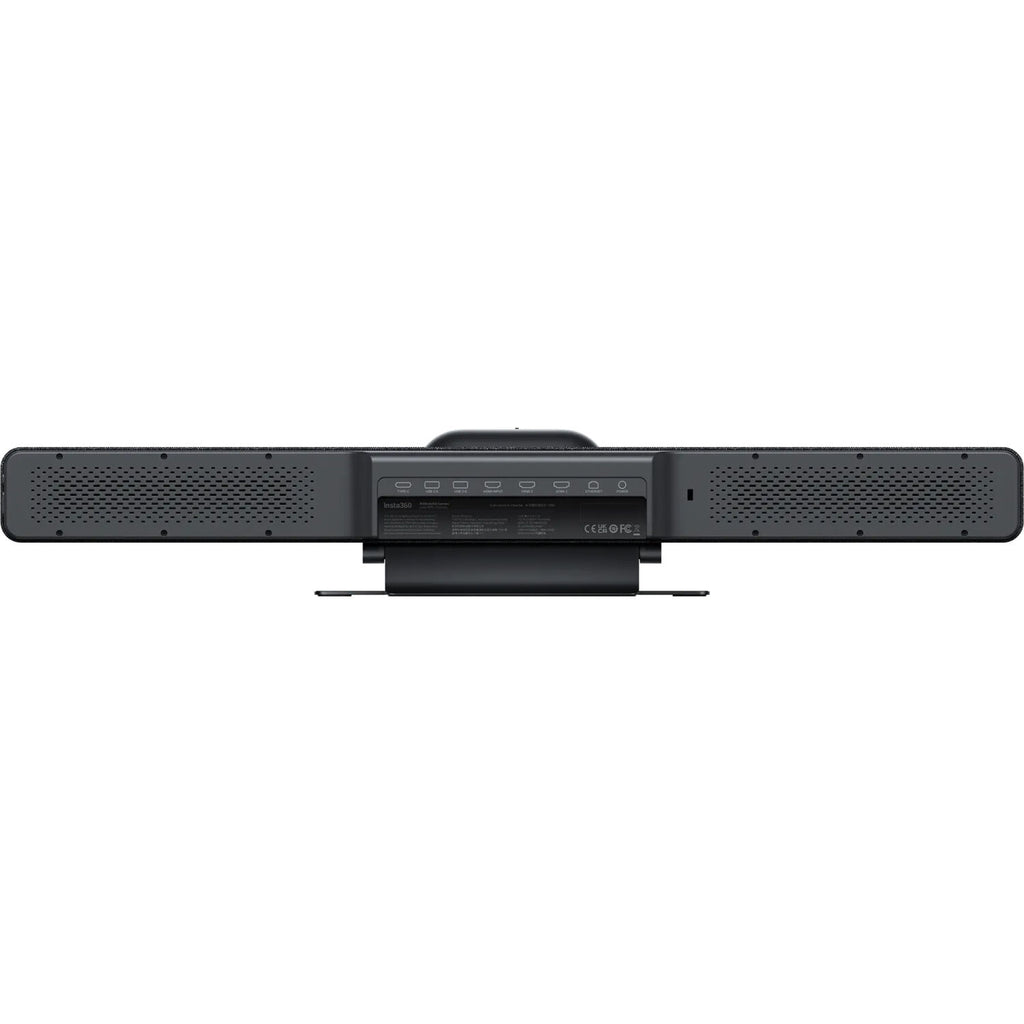 Insta360 Connect video conferencing camera with wide-angle lens and sleek design, compatible with various conferencing setups.