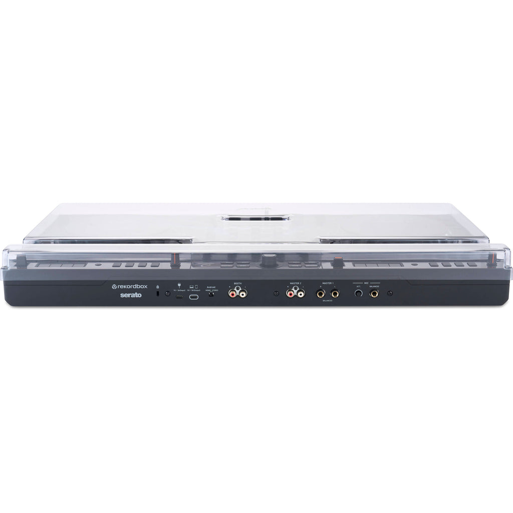 Decksaver AlphaTheta DDJ-GRV6 DJ cover showing a sleek, durable plastic design fitting the Pioneer DDJ-GRV6 controller.