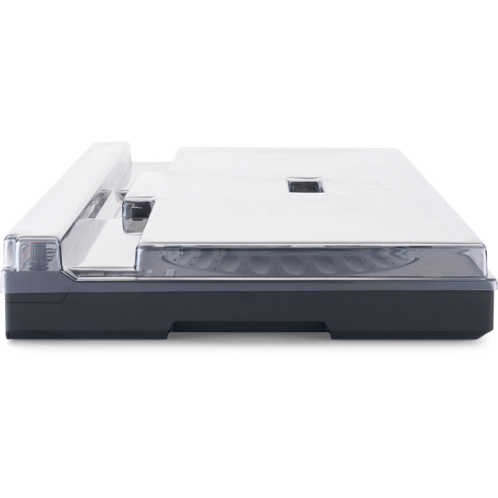 Decksaver AlphaTheta DDJ-GRV6 DJ cover by Decksaver, custom-fit protective cover for Pioneer DJ controller, shown on a surface
