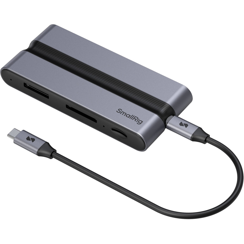 SmallRig CFexpress 9-in-1 Docking Station Type A with multiple ports for data transfer and connectivity.