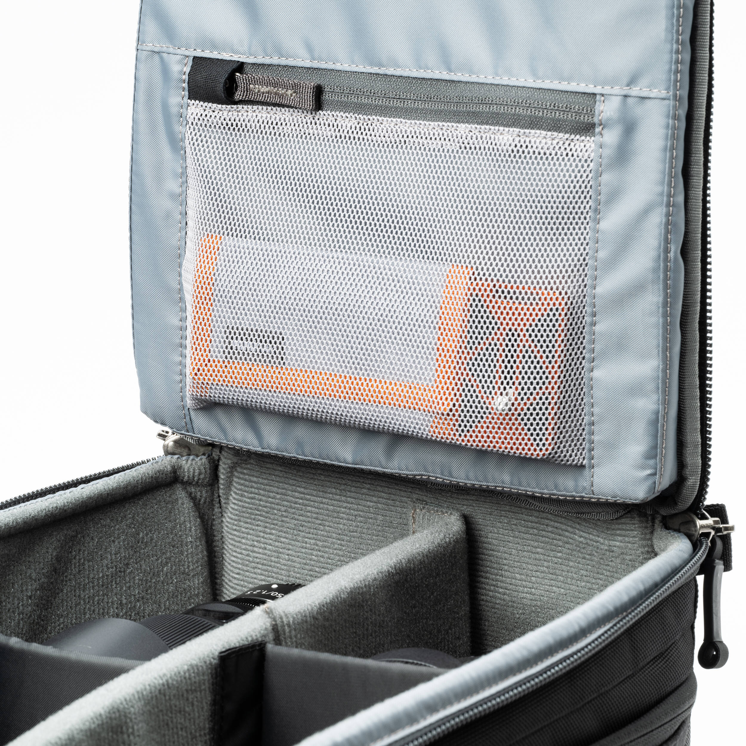 Think Tank Walker Pro Series backpack for video equipment, black camera and gear bag with multiple compartments and padded straps.