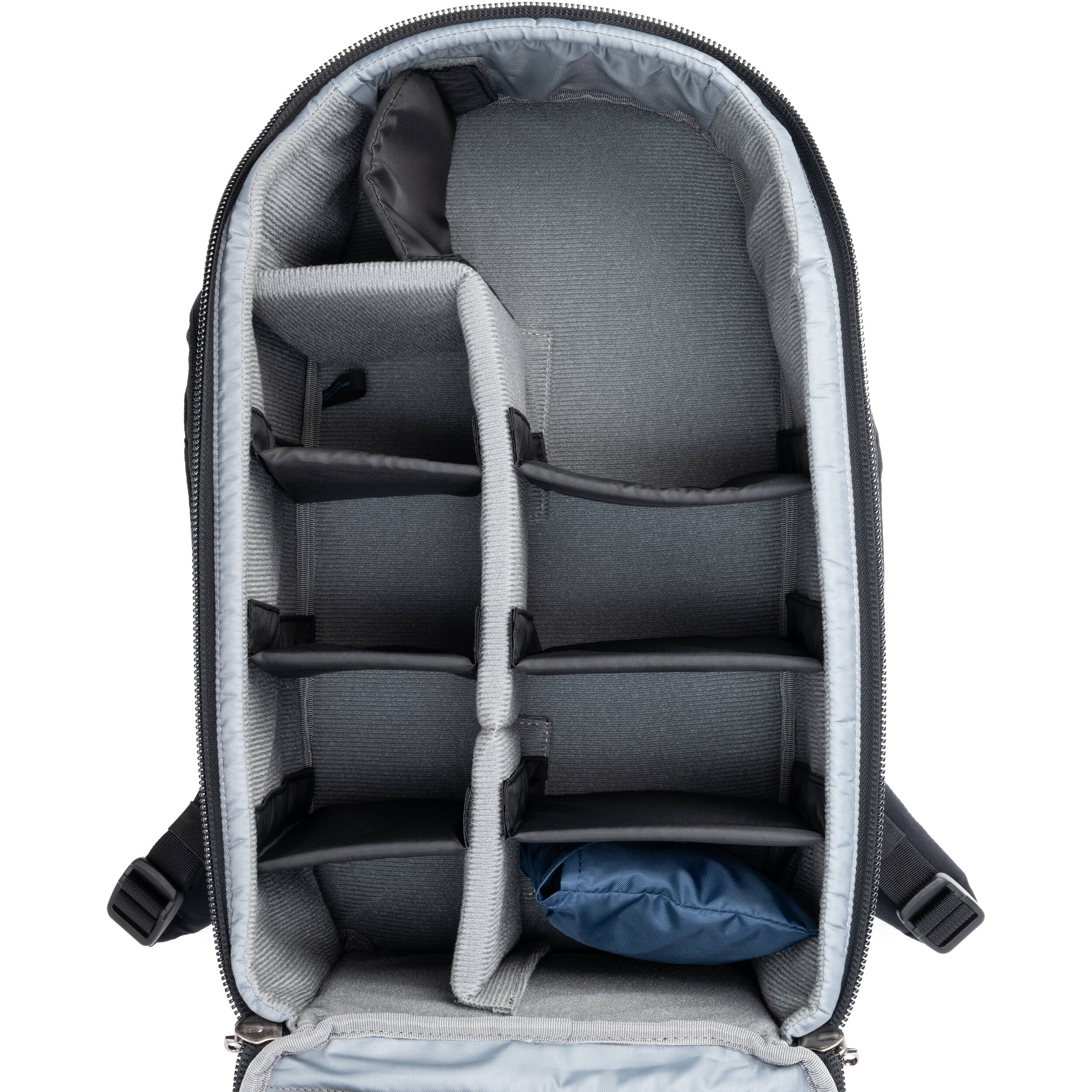 Think Tank Walker Pro Series backpack designed for video equipment, with multiple compartments and padded straps for comfort.