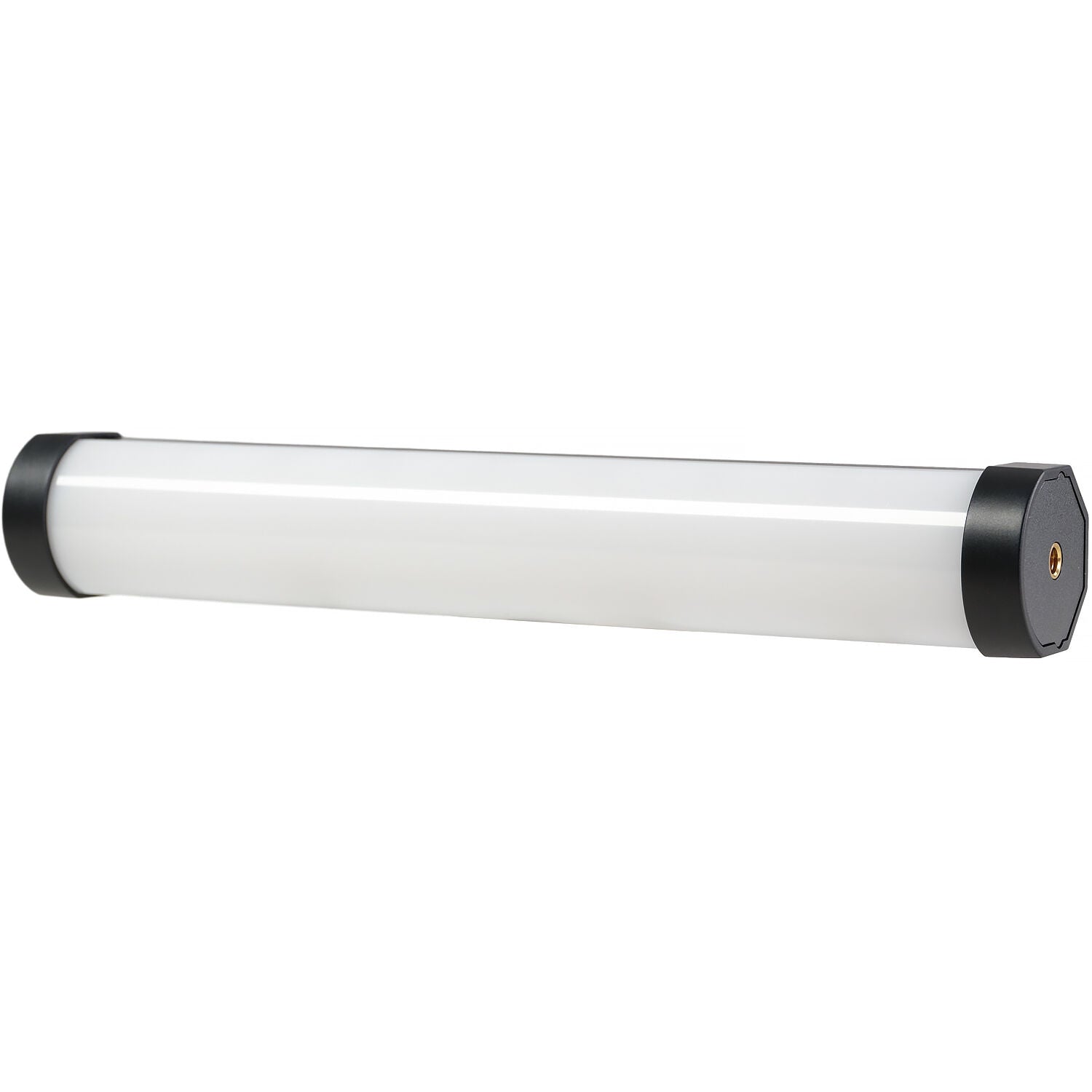 Nanlite PavoTube II 6XR LED RGBWW pixel tube light showing a long, slim light stick with adjustable color and brightness settings.