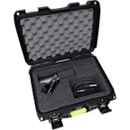 Shure SH-SM7-WP microphone case for Shure SM7B, durable protective bag with zipper and handle for safe storage and transport.