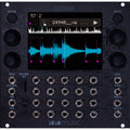 1010music Bitbox MK2 semi-modular synthesizer with digital display, knobs, and patch points for versatile sound creation.