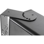 IK Multimedia iLoud Precision 5 MK2 studio monitor stands with mounting brackets for secure speaker placement.