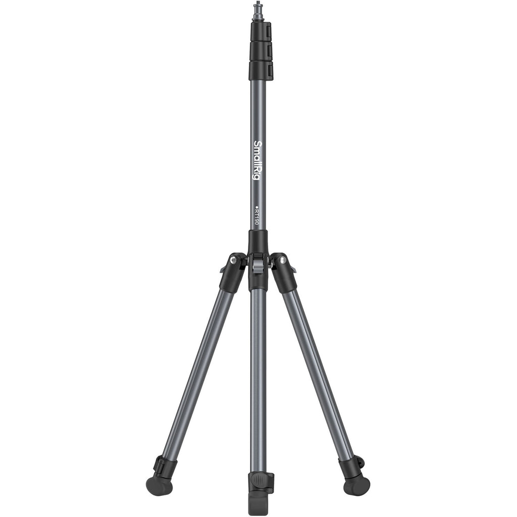 SmallRig RT190 reversible portable studio light support stand for video lighting, adjustable and compact for easy setup.