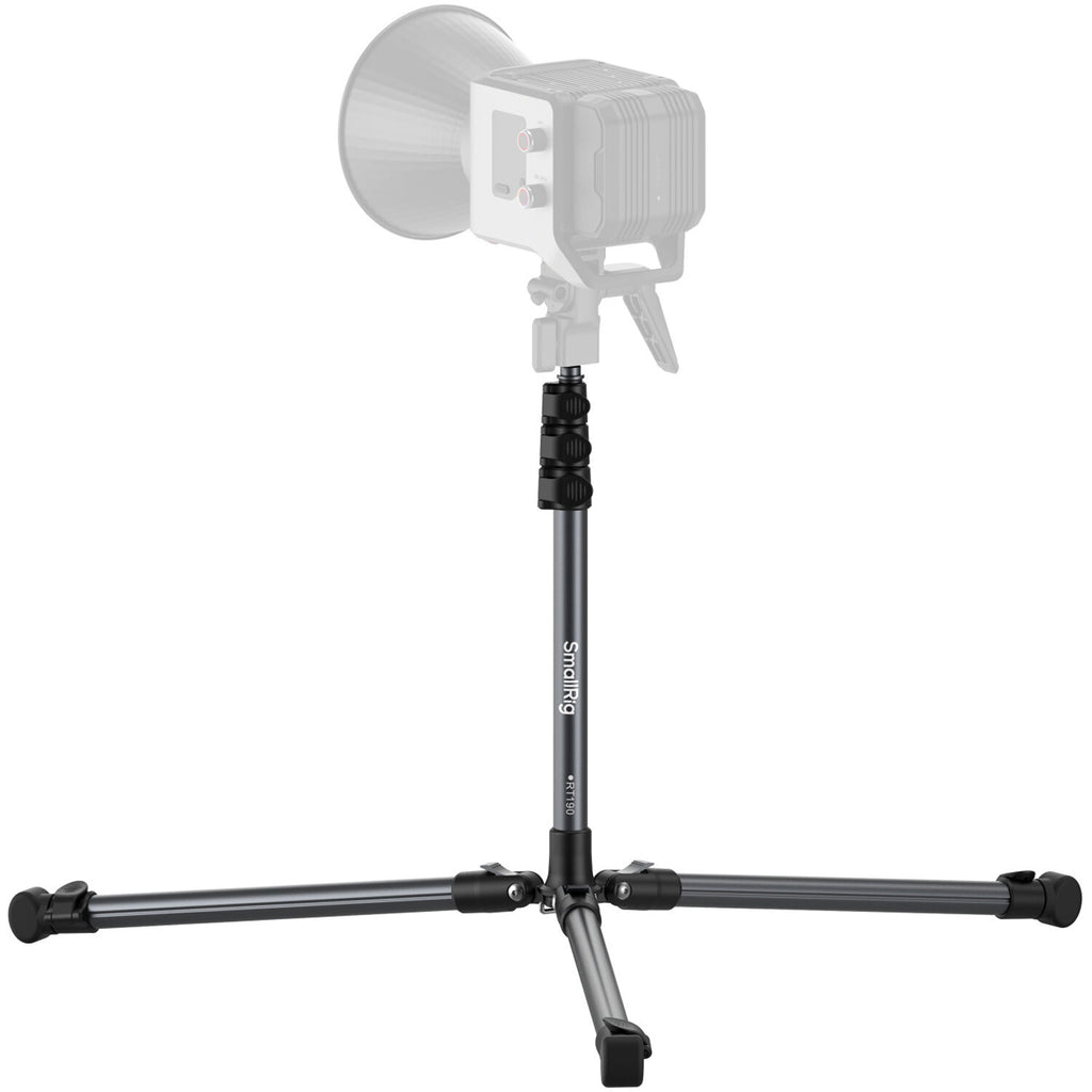 SmallRig RT190 reversible portable studio light support stand for video lighting, adjustable and compact for photography and videography.