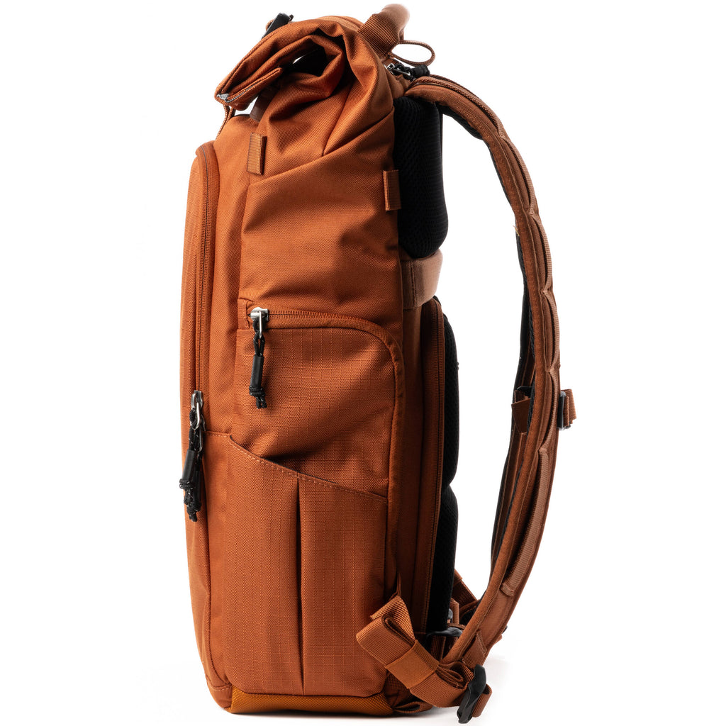 Think Tank FocusPoint RollTop video equipment bag with adjustable straps and durable fabric, designed for gear protection.