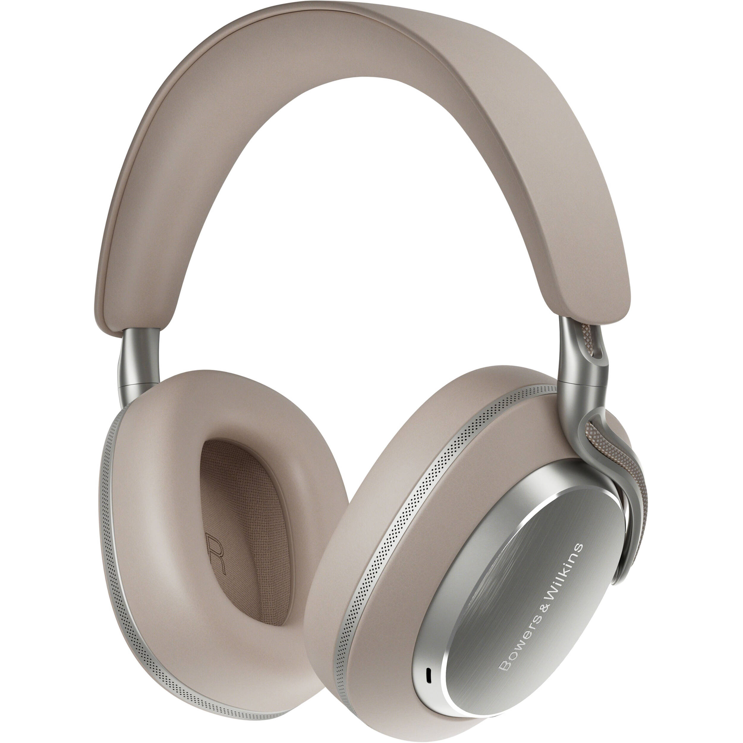 Bowers & Wilkins Px8 S2 wireless headphones with sleek black design and cushioned ear cups.