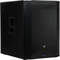 Presonus Air XD Sub 18 active subwoofer with large speaker cone and control panel, designed for powerful bass in audio setups.