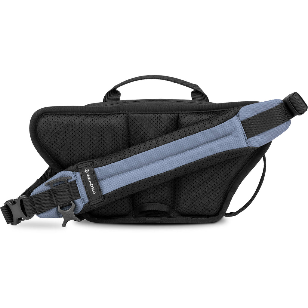 Wandrd Rogue Sling video equipment bag with adjustable strap and multiple compartments for camera gear and accessories.