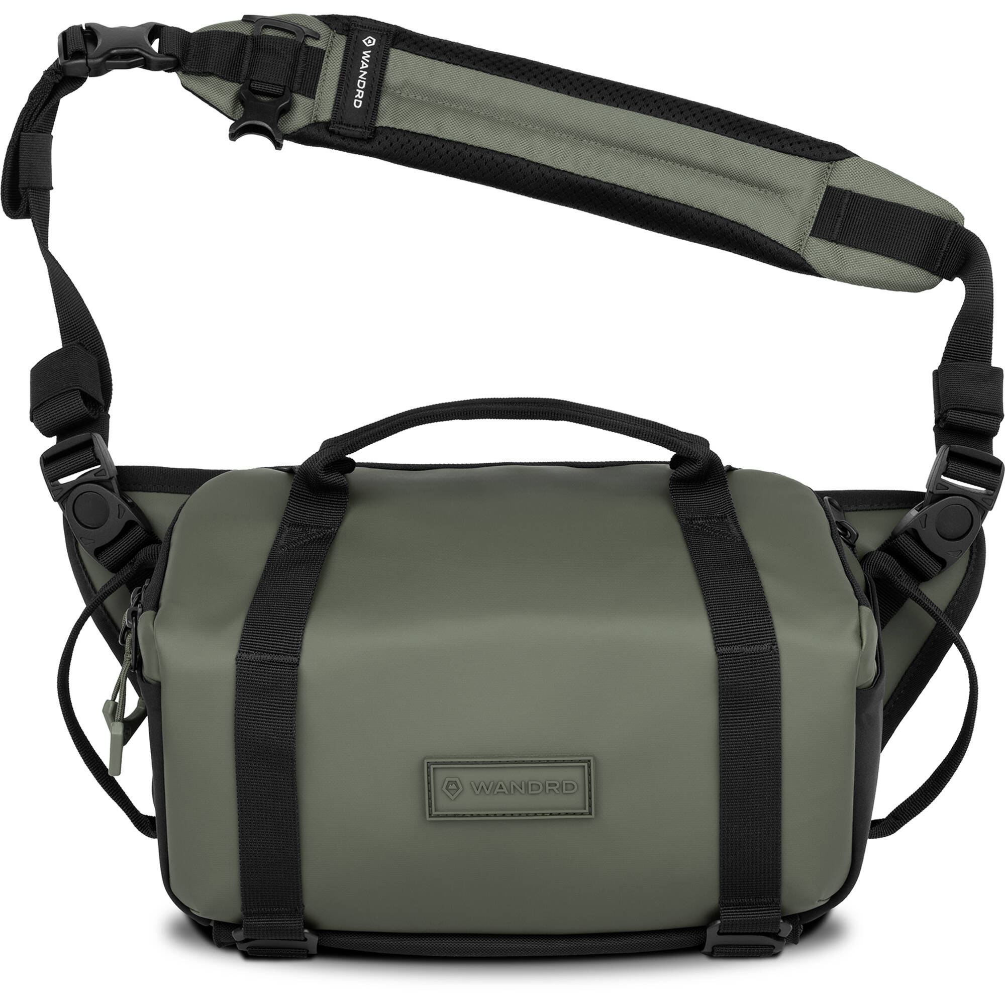 Wandrd Rogue Sling bag designed for video equipment, with multiple compartments and adjustable strap for easy carrying.