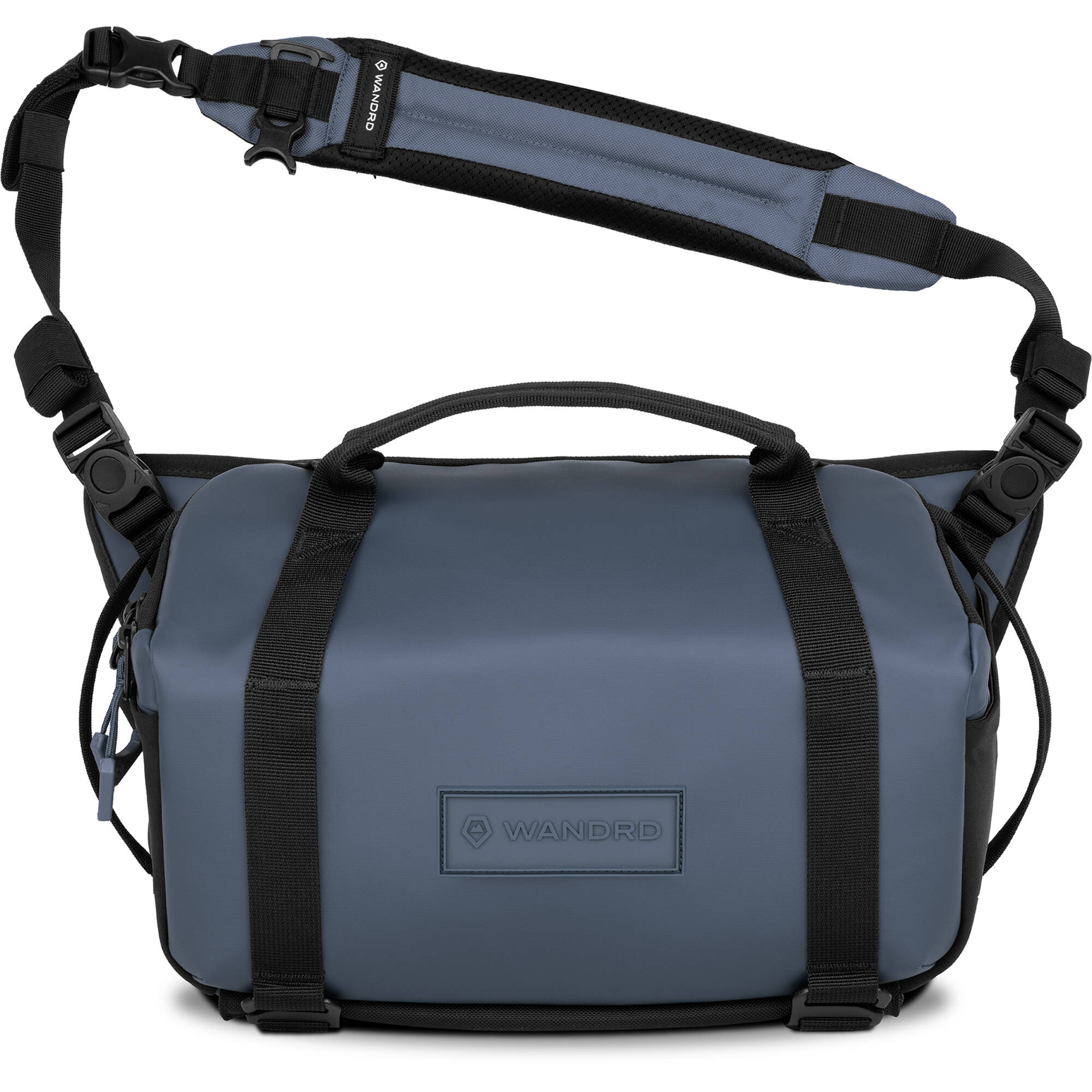 Wandrd Rogue Sling video equipment bag with adjustable strap and multiple compartments for camera gear and accessories.