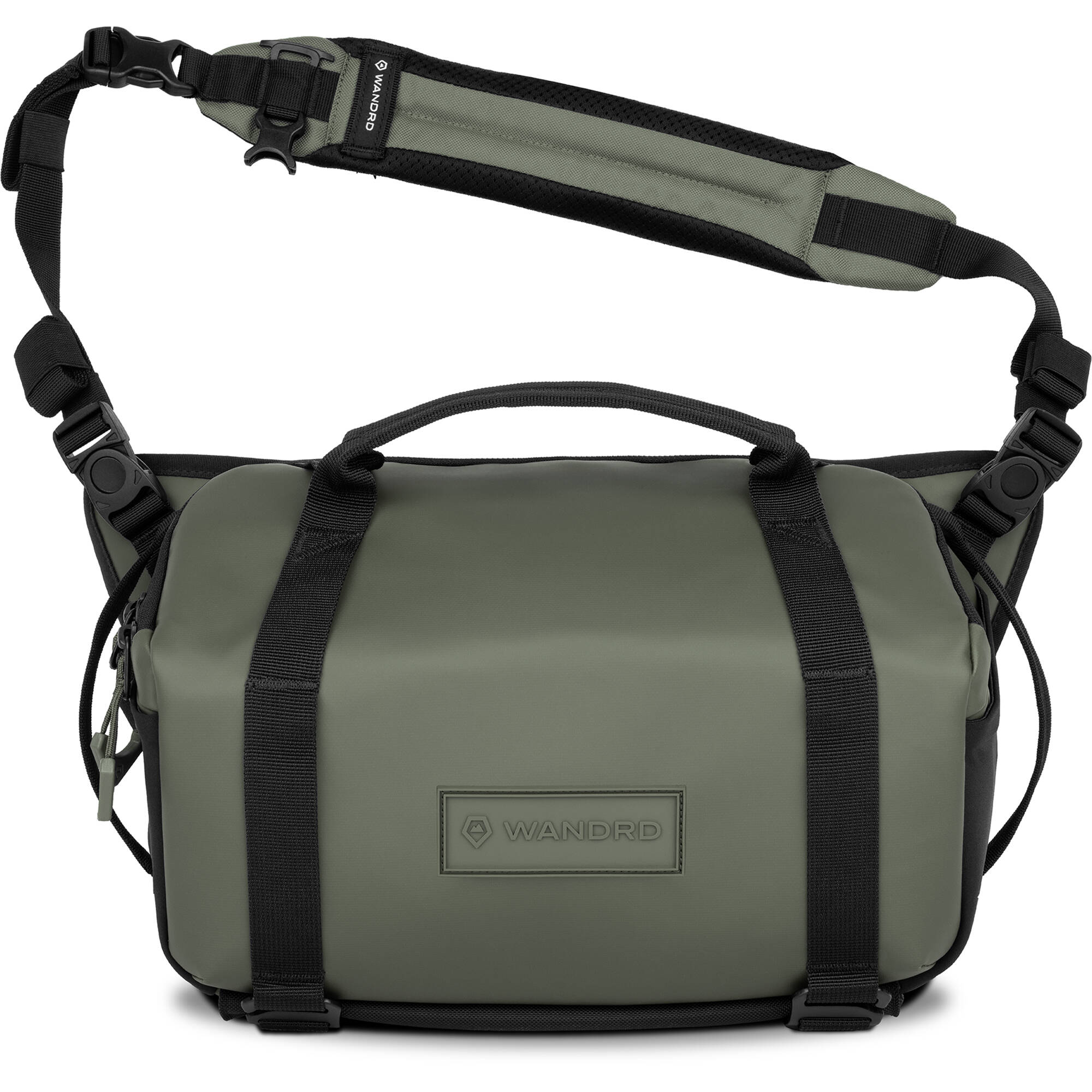 Wandrd Rogue Sling video equipment bag with adjustable strap and multiple compartments for cameras and accessories.