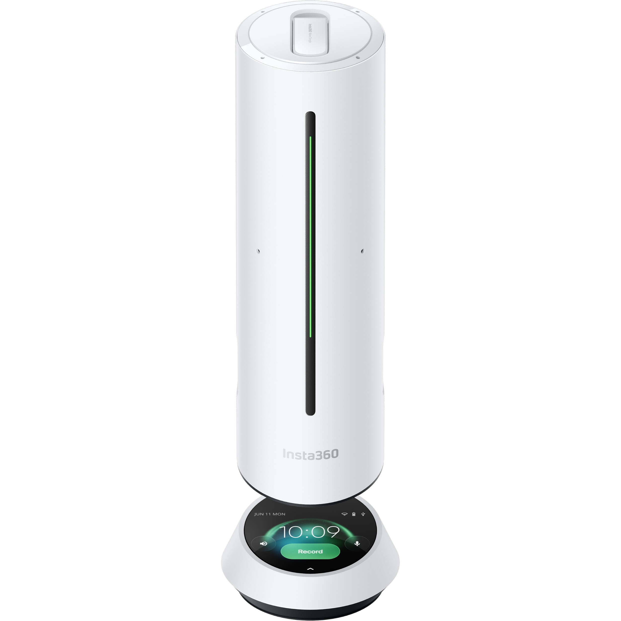 Insta360 Wave video conferencing camera with sleek design and adjustable lens for high-quality virtual meetings.