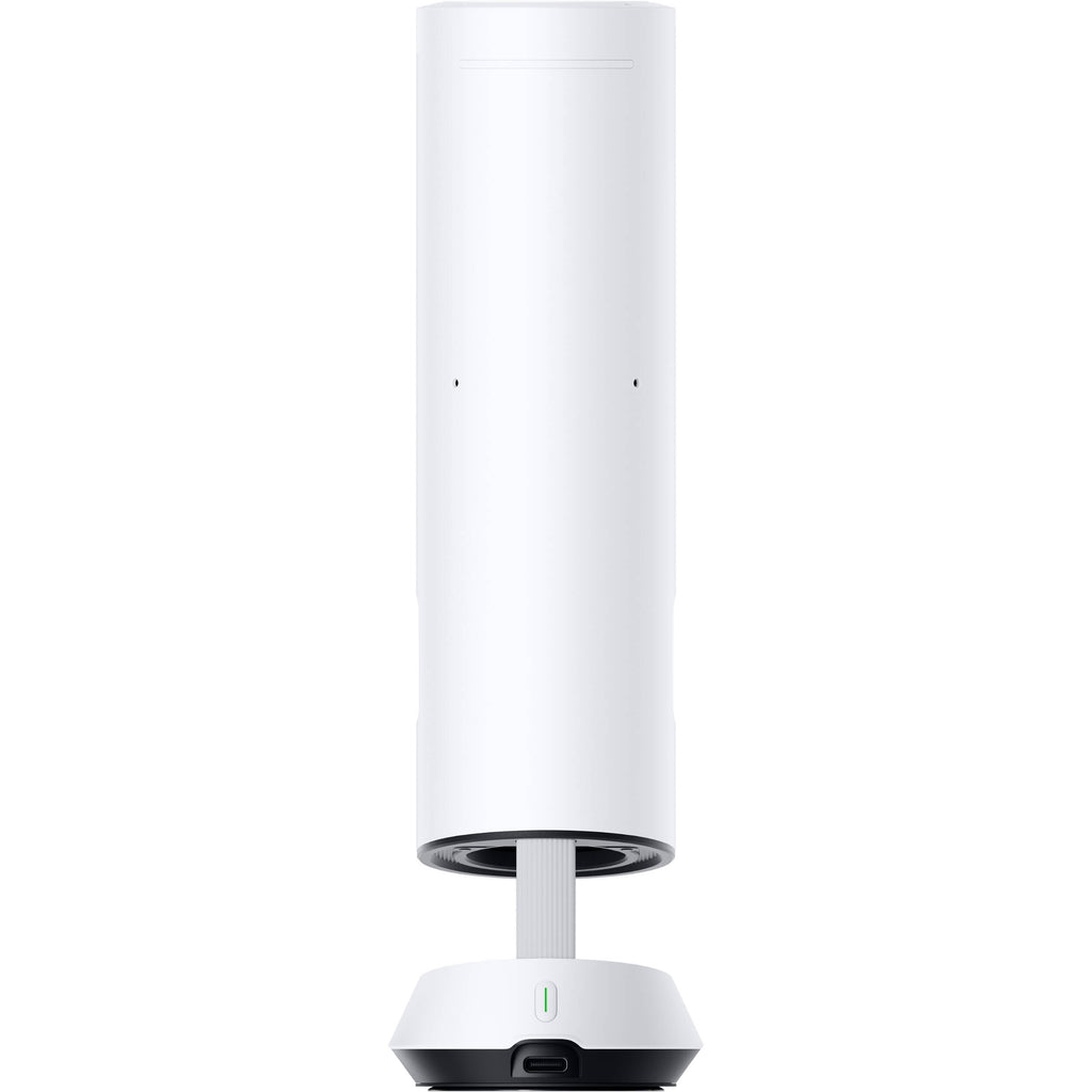 Insta360 Wave video conferencing camera with sleek design, multiple lenses, and adjustable mounting for clear virtual meetings.