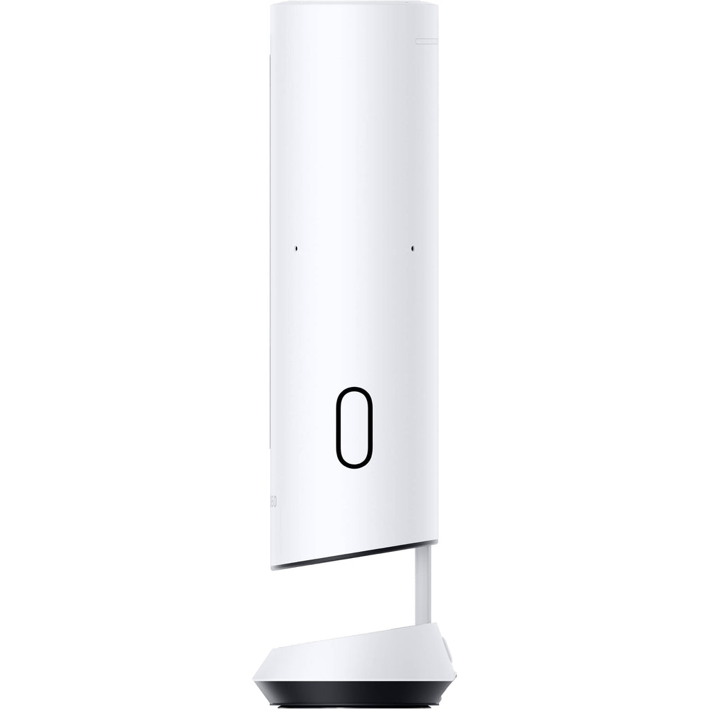 Insta360 Wave video conferencing camera with sleek compact design, featuring lens and controls for high-quality virtual meetings.