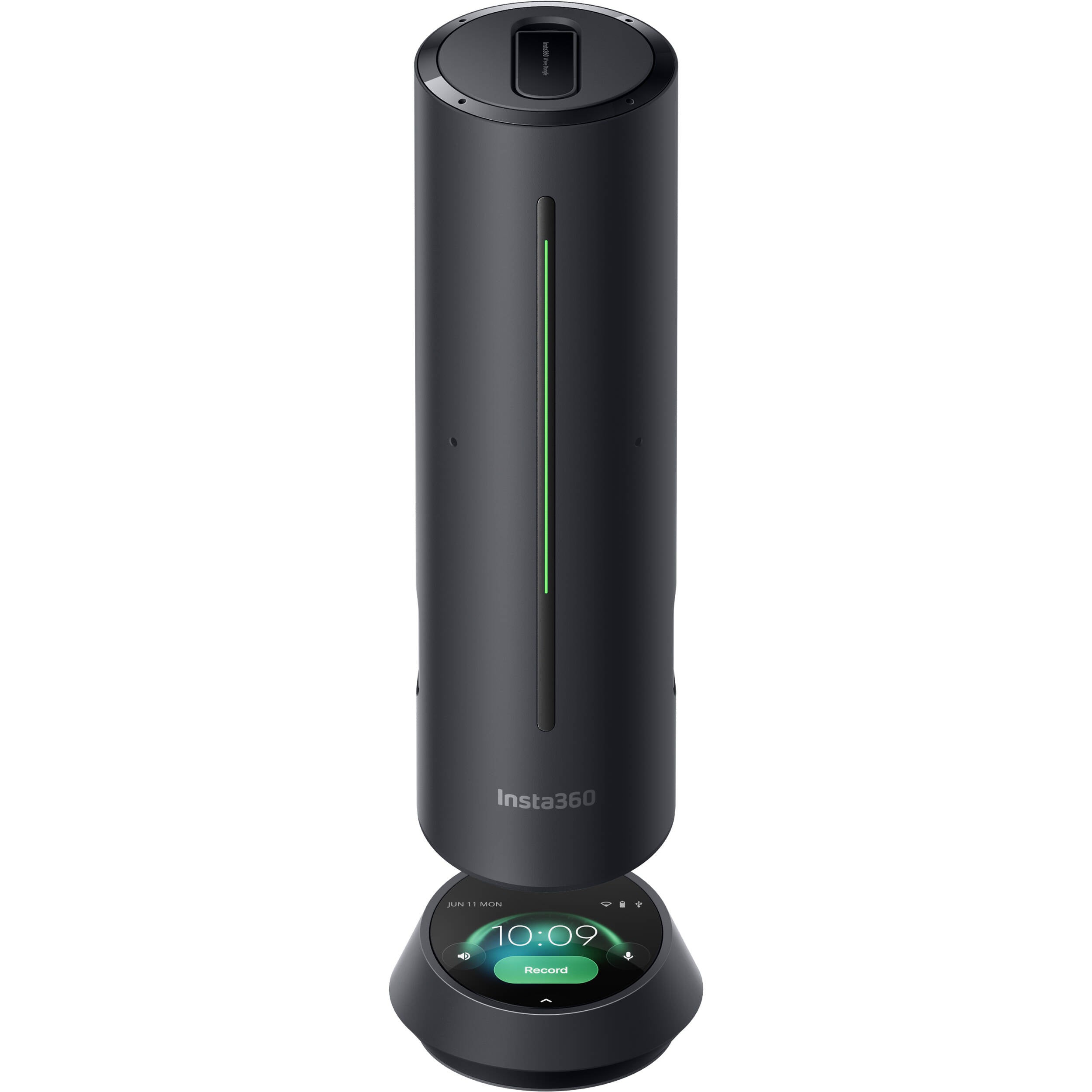 Insta360 Wave video conferencing camera with sleek design and built-in microphone, ideal for virtual meetings and remote communication