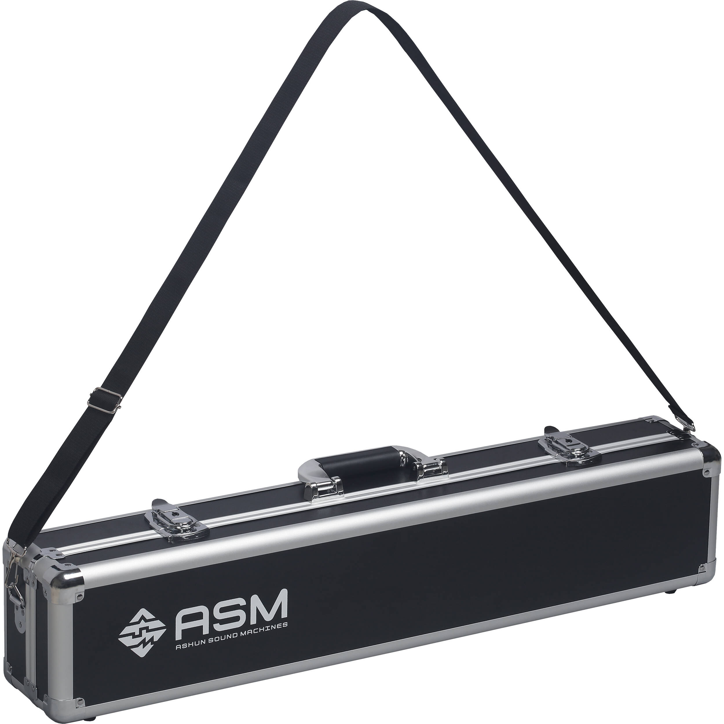 ASM Diosynth synthesizer with multiple knobs and controls, featuring a sleek black design and digital display.