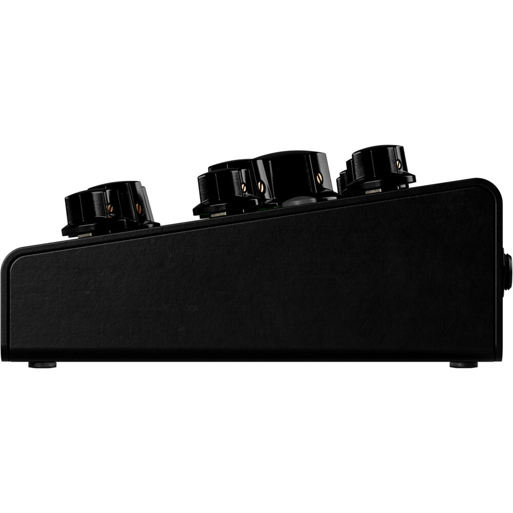 Erica Synths Xenodrive effects pedal with control knobs and input/output jacks, designed for guitar and audio processing.