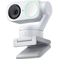 Insta360 Link 2 Standard video conferencing camera with adjustable lens and built-in microphone for professional virtual meetings.