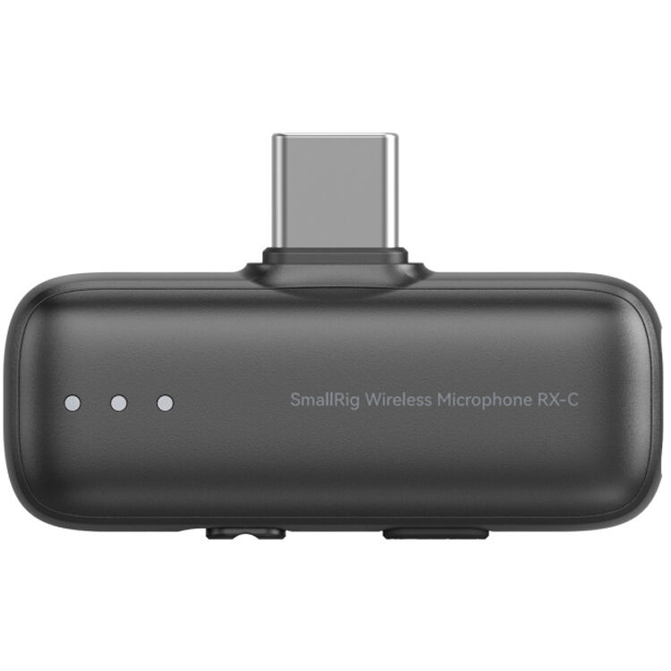 SmallRig S70 wireless microphone system with 2 transmitters, 2 receivers, and charging case for professional audio recording.