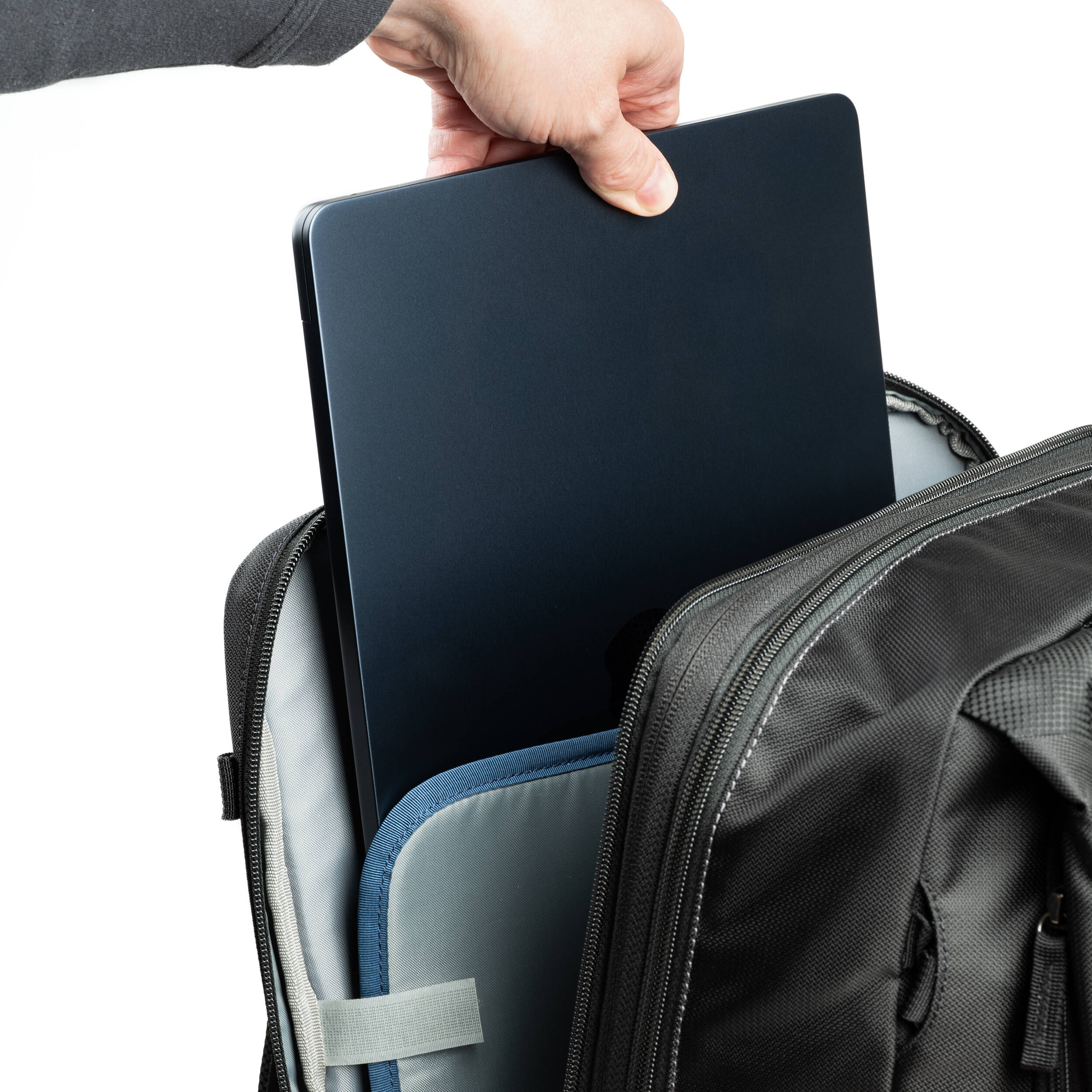 Think Tank Shape Shifter video equipment bag with padded compartments and adjustable straps for versatile gear storage.