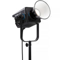 Nanlite FC-720C RGBW color LED spotlight showing adjustable RGB lighting and sleek design for professional photography and video use.