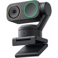 Insta360 Link 2 Pro video conferencing camera with adjustable lens and sleek black design, ideal for professional virtual meetings.