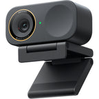 Insta360 Link 2C Pro video conferencing camera with adjustable lens and built-in microphone, ideal for professional online meetings.