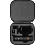 Shure KSM32C/HM condenser microphone from the stage kit, with a sleek black body and professional audio equipment design.